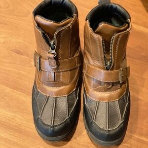 Like New Polo Ralph Lauren Country Mid Zip II Duck Boots, Size 5.5.